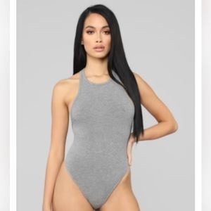 Fashion Nova racerback bodysuit